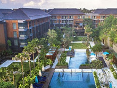 An oasis in the middle of bustling Seminyak