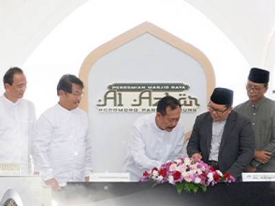 APLN Completes Construction of Grand Mosque Al Azhar Podomoro Park