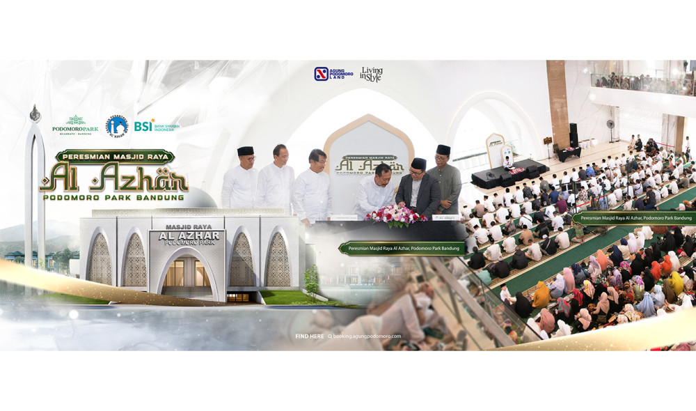 APLN Completes Construction of Grand Mosque Al Azhar Podomoro Park 1