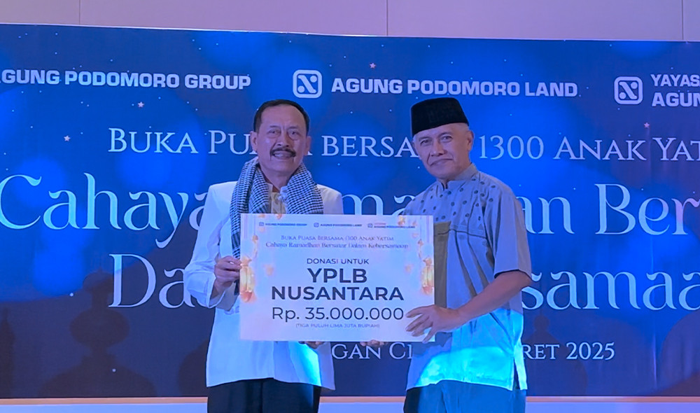 Agung Podomoro Holds Iftar and Shares Blessings with 1,300 Orphans 1