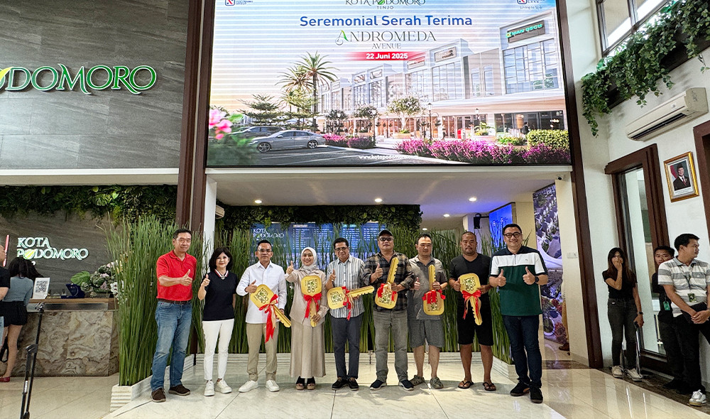 Kota Podomoro Tenjo Hands Over Andromeda Avenue Shophouses On Time, Poised to Become the Area’s Next Business Hub 1
