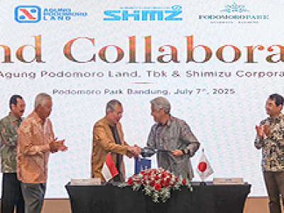 Agung Podomoro Land Gandeng Shimizu Corporation Indonesia untuk Perluas Pengembangan Properti