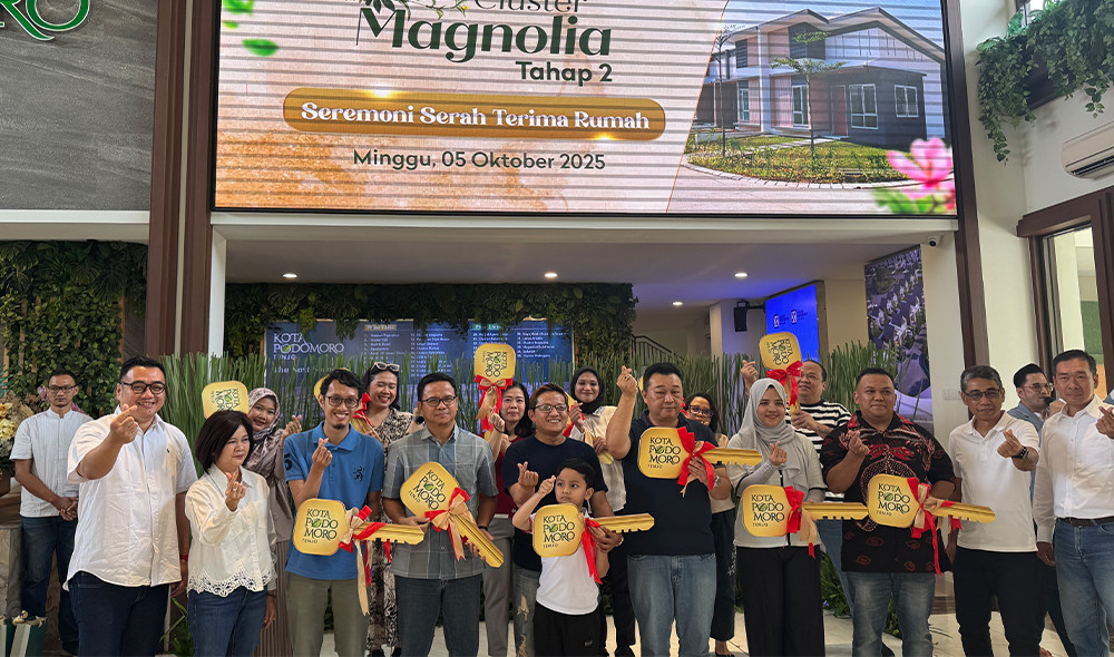 Ahead of Schedule, Agung Podomoro Hands Over Cluster Magnolia Phase 2 at Kota Podomoro Tenjo 2