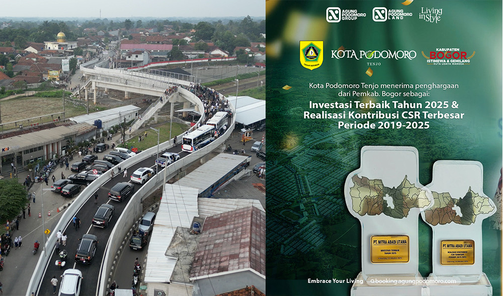 Agung Podomoro Achieves Double Recognition Through Kota Podomoro Tenjo, Honored by Bogor Regency Government 2
