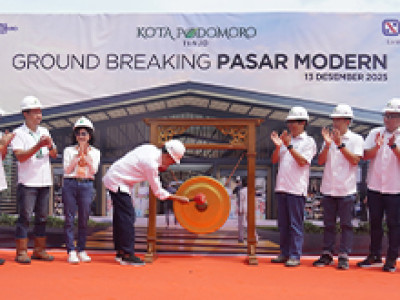Agung Podomoro Develops Modern Market at Kota Podomoro Tenjo, Strengthening the Self-Sustained City Ecosystem and Local MSMEs