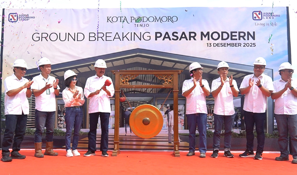 Agung Podomoro Develops Modern Market at Kota Podomoro Tenjo, Strengthening the Self-Sustained City Ecosystem and Local MSMEs 1