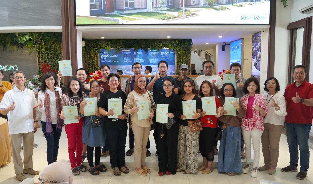 Kota Podomoro Tenjo Perkuat Kepercayaan Konsumen melalui Penandatanganan AJB Masal 2