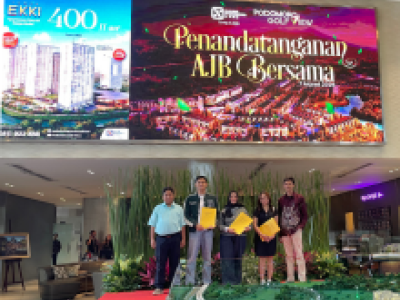 Ensuring Legal Certainty, Podomoro Golf View Conducts AJB Signing for Tower EKKI Residents